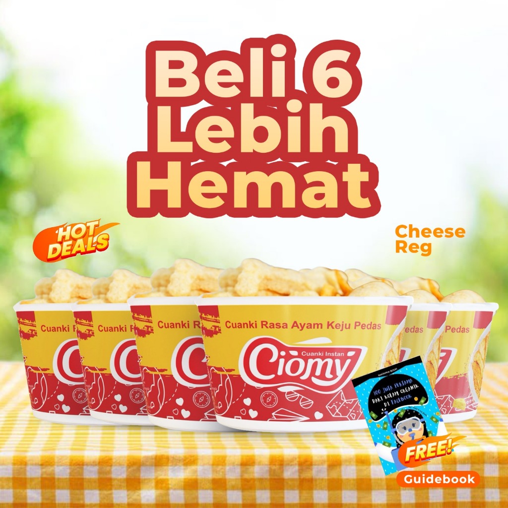 

CIOMY - Paket Bundling 6 Cuanki Ayam Pedas Kuah Keju