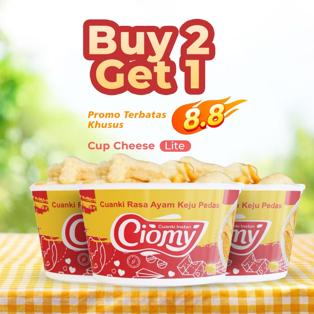 

CIOMY - Bundling 3 Cuanki Cheese Cup Lite
