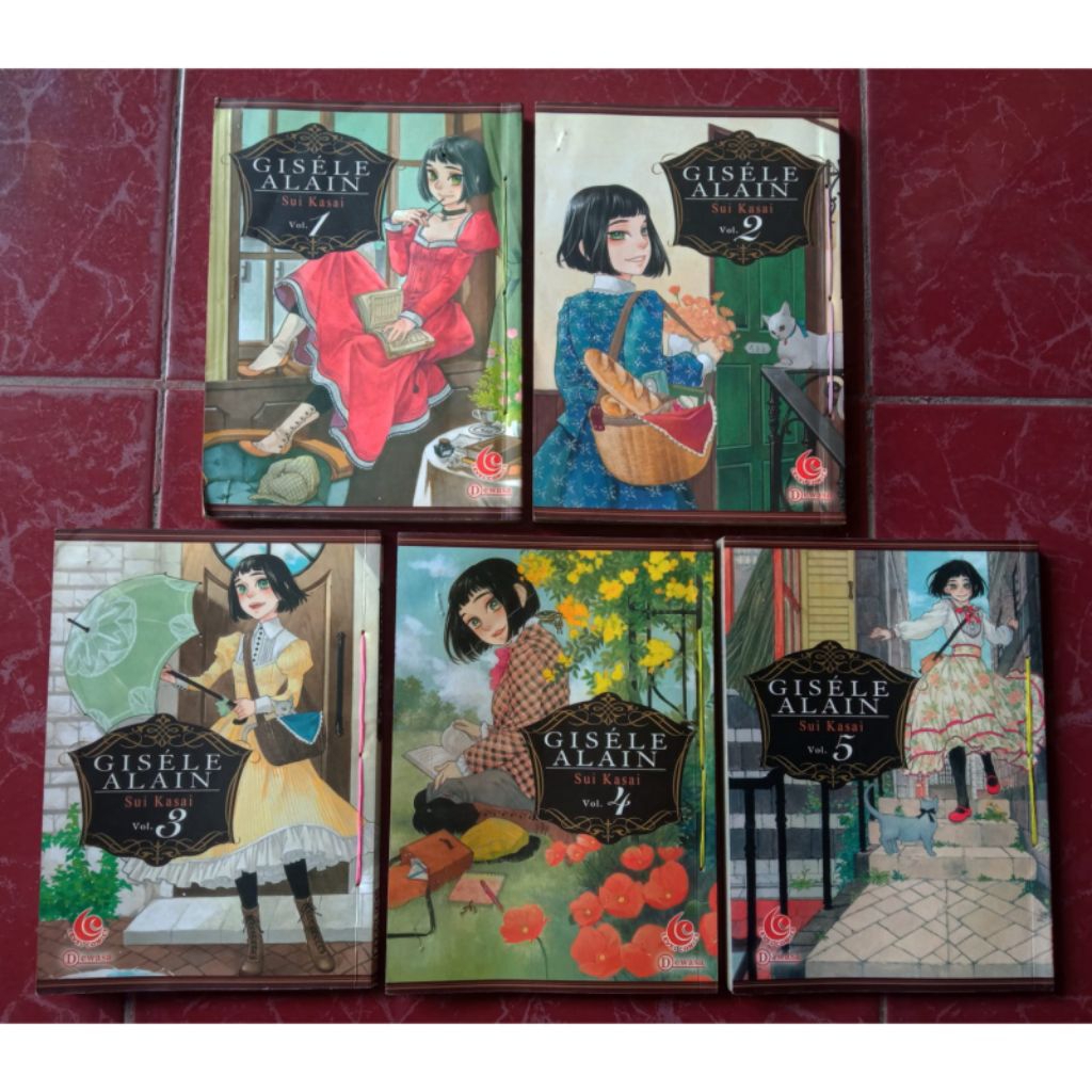 Paket komik Gisele Alain 1-5 (OG)