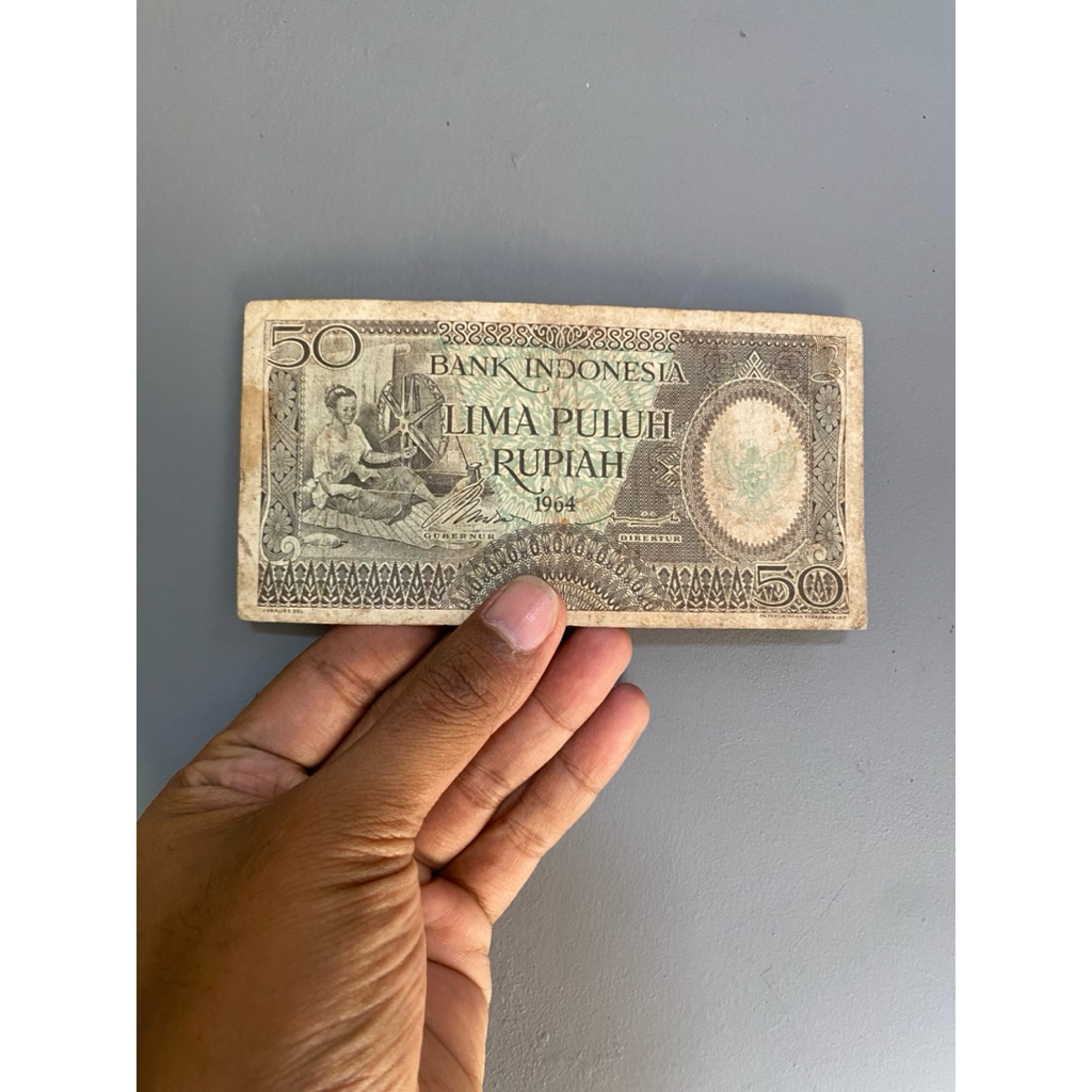 50 Rupiah seri pekerja 1958 vf Marta Collectin 02 Pusatnya koleksi unik keperluan nikah & mahar nika