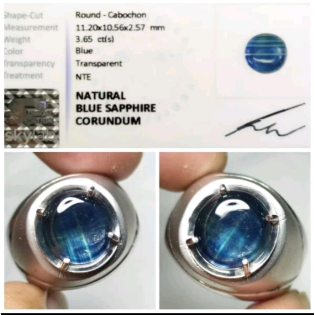Unheatead Blue Sapphire Thailand Natural Safir Ada garnet tsavorite topaz alexandrite chrysoberyl to