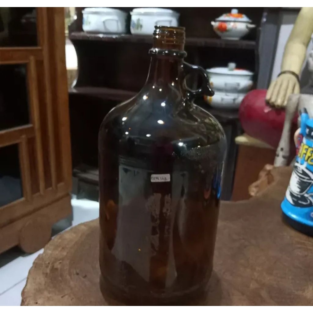 BOTOL KACA ANTIK ASLI KUNO