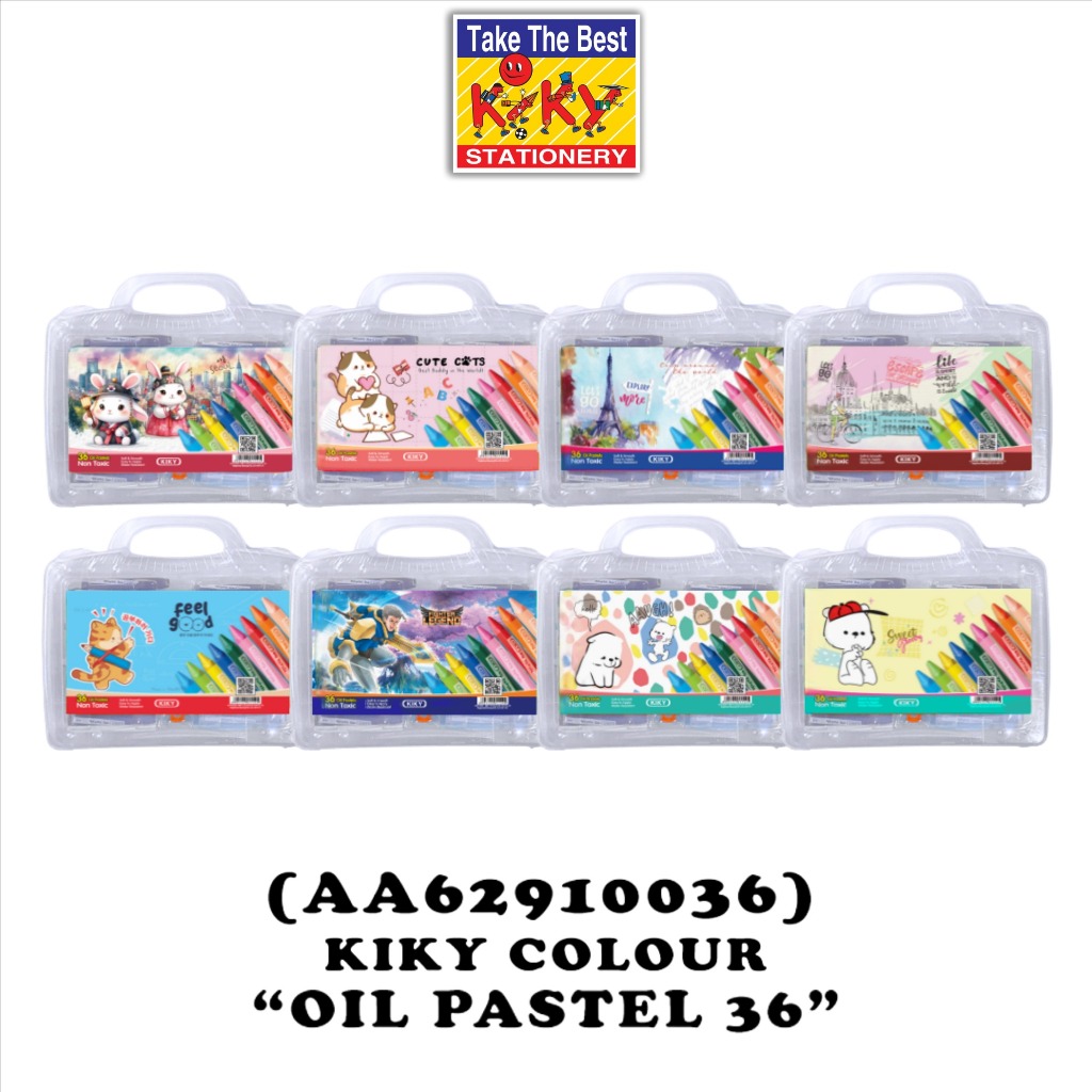 

KIKY Oil Pastel / Crayon / Krayon 36 & 48 Warna