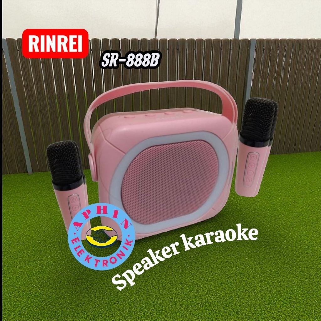 Speaker Bluetooth RINREI SR-888B Speaker Karaoke Bluetooth Speaker mini Bluetooth