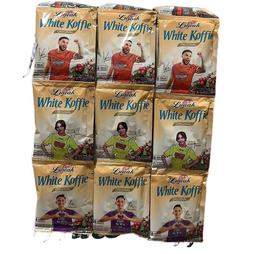 

[30pcs] Kopi Luwak White Koffee 20gr 3 renceng Coffee Bubuk