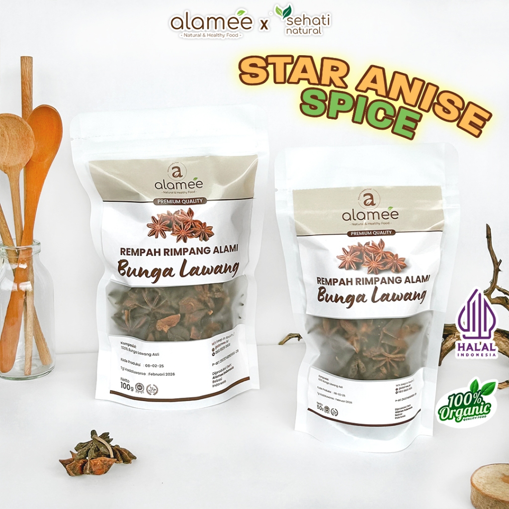 

Rempah Bunga Lawang Wedang Minuman Herbal Asli Alami Langsung Seduh Komplit Tradisional