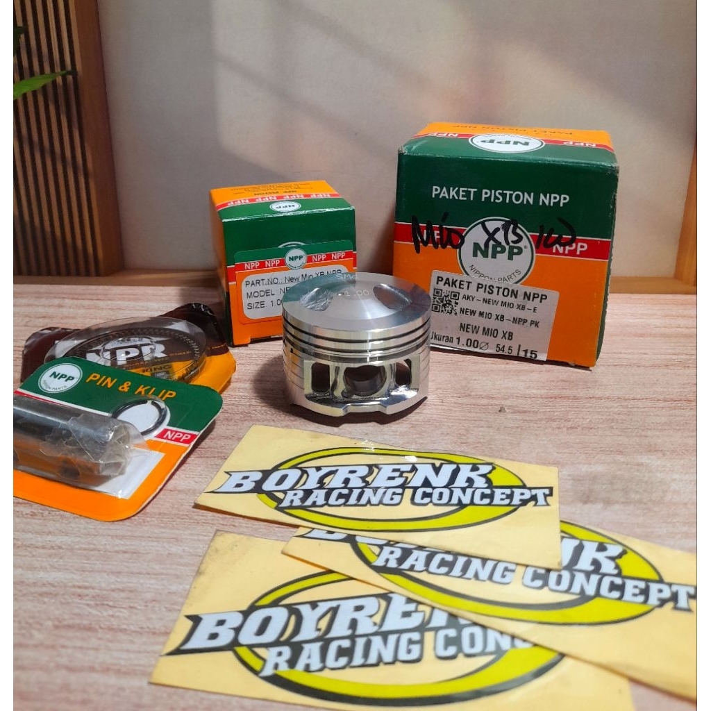 PISTON KIT SEHER SEKER NEW MIO XB 53.5/54./54.5/55/55.5 NPP - BOYRENK RACING CONCEPT