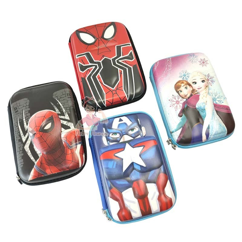 

Kotak Pensil 3D Timbul EVA SEQUIN BESAR Premium 22cm Tempat Pencil /Pencil Box Grosir