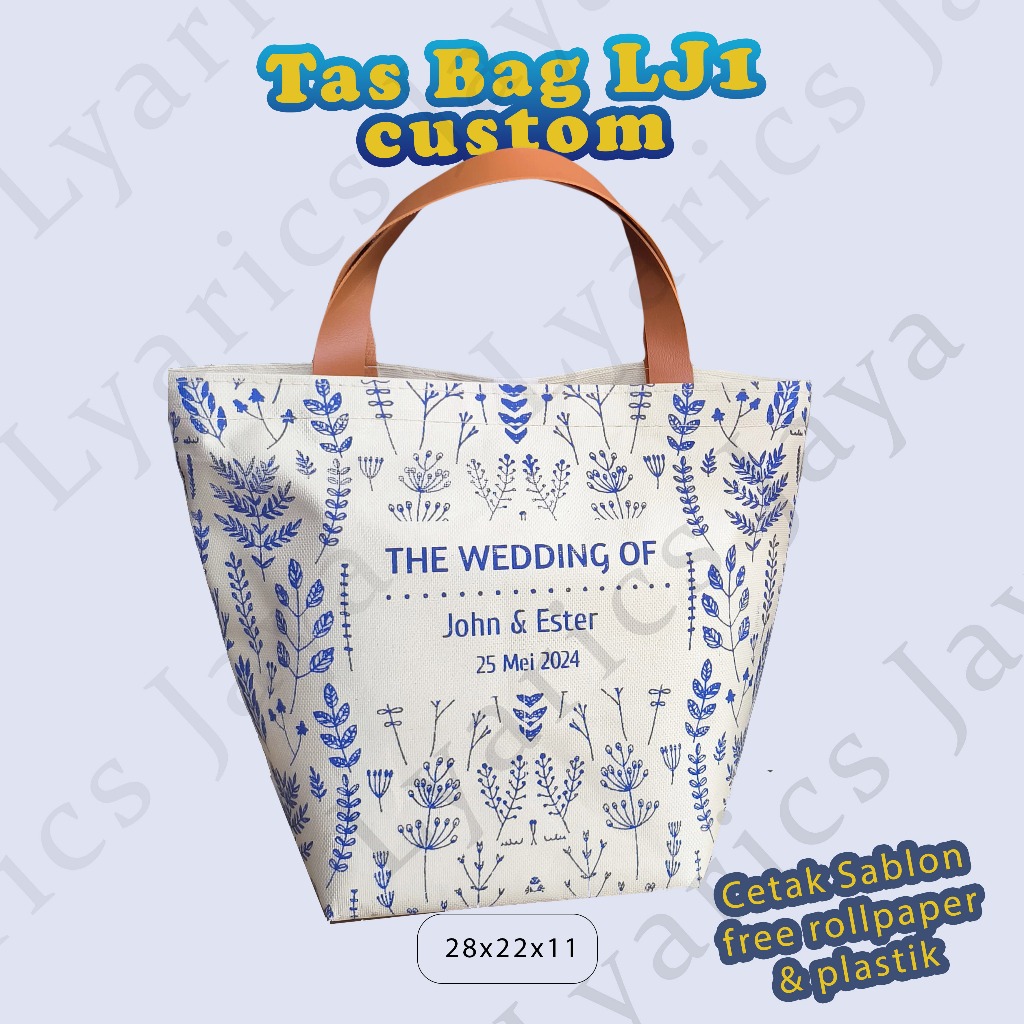 

tas Souvenir Custom pernikahan tas ulang tahun wedding sovenir PROMO