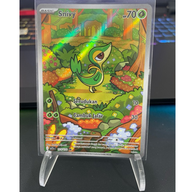 Pokemon TCG Indonesia sv11s Snivy 173/172 AR