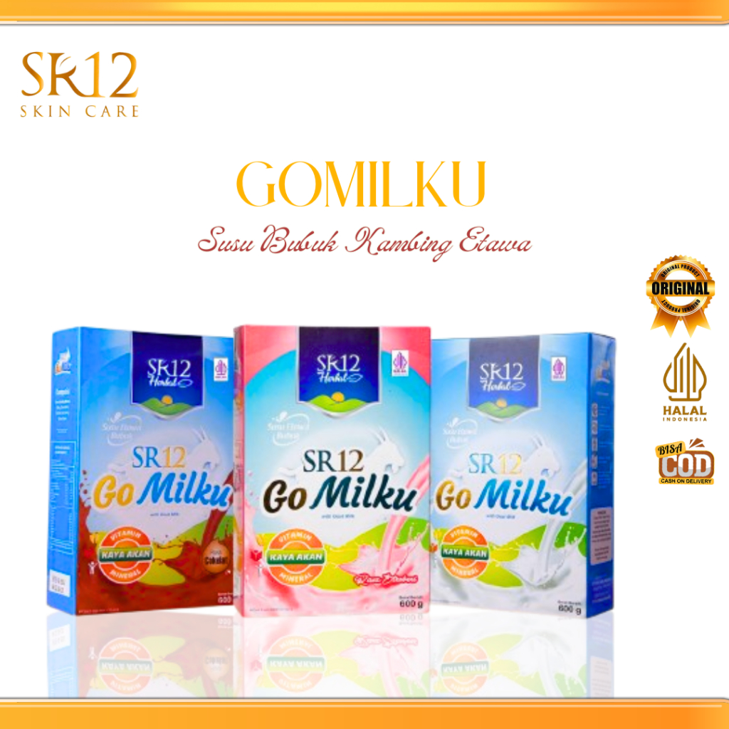 

GO MILKU SR12 SUSU KAMBING ETAWA HALAL BPOM MENINGKATKAN KESEHATAN IMUN TUBUH BEST SELLER