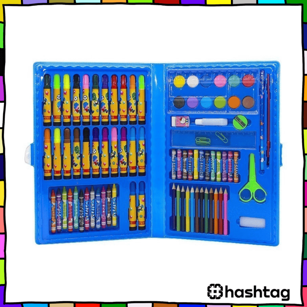 

#️⃣ Crayon Set Isi 86 Pensil Warna Cat Air Alat Lukis Karakter Stationary Color Pencil Murah Y1037