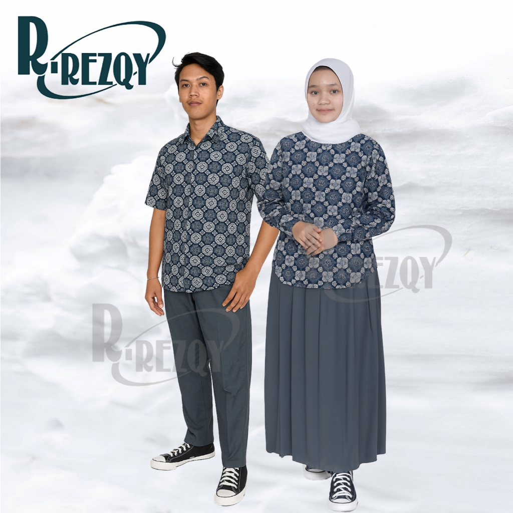 R Rezqy - Baju Kemeja Batik Seragam Sekolah Sma Lengan Pendek Lengan Panjang Baju Batik Sekolah Sma 