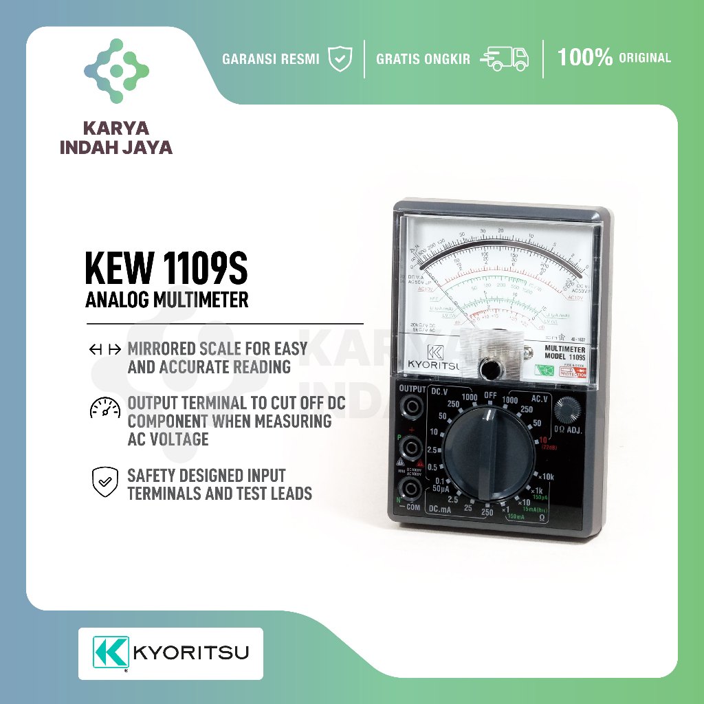Analog Multimeter Kyoritsu 1109S