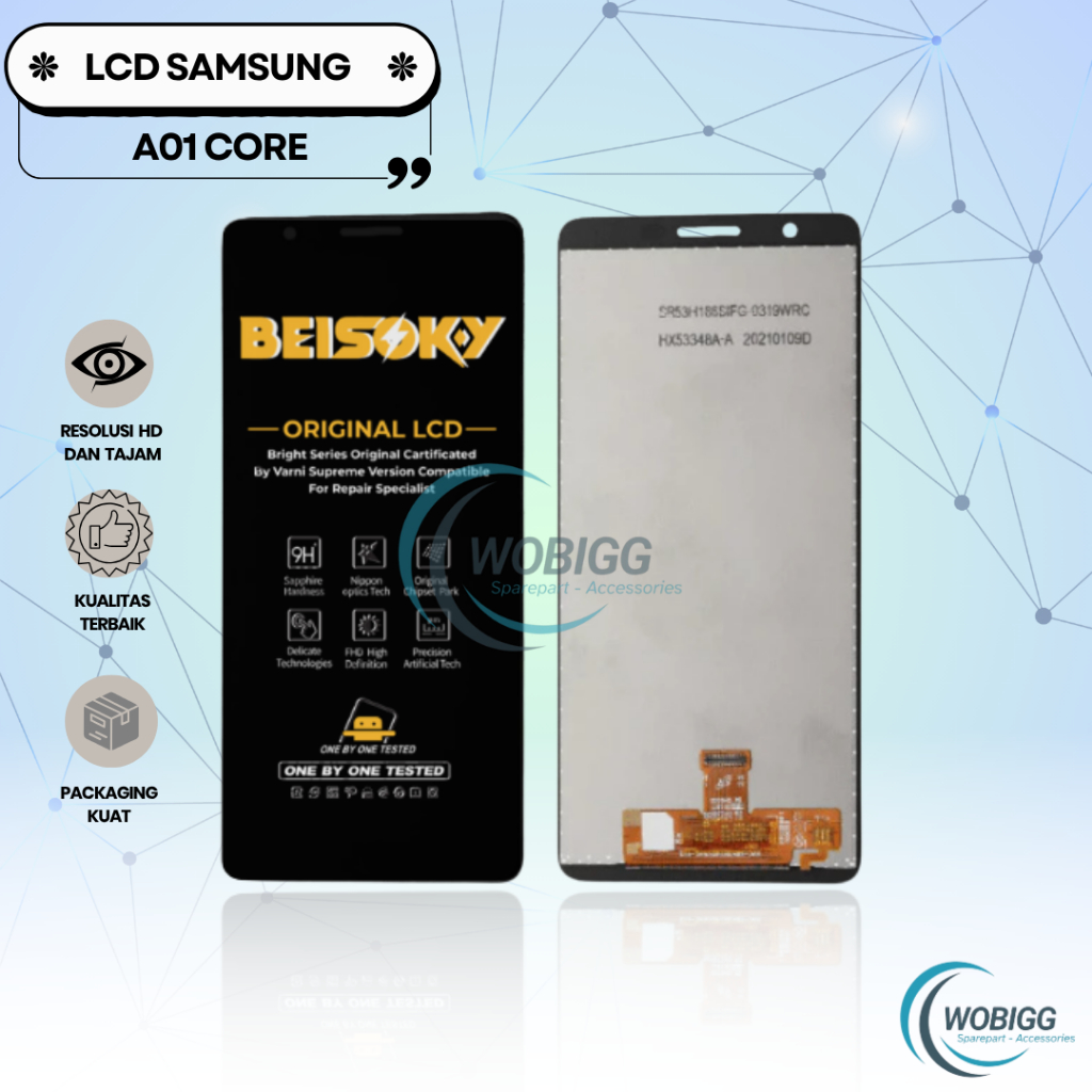LCD SAMSUNG GALAXY A01 CORE / TOUCHSCREEN SAMSUNG A01 CORE A013 ORIGINAL FULLSET NEW SPAREPART HP