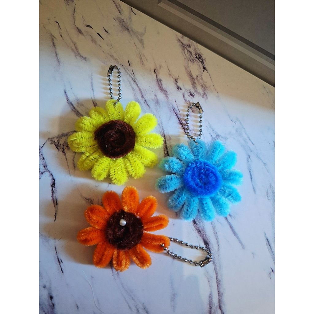 gantungan kunci bunga (souvenir)