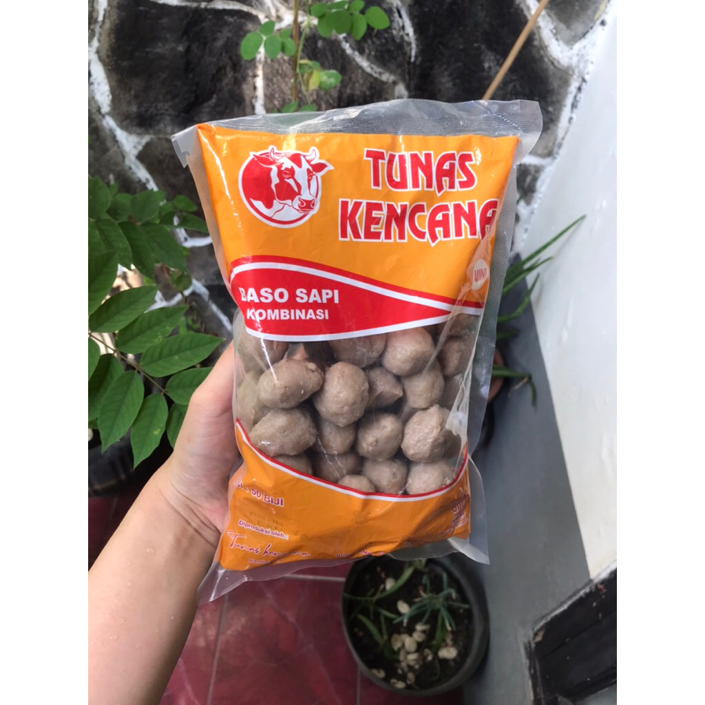 

Baso Tunas Kencana Isi 50 Pcs Kecil / Bakso Sapi Kombinasi Enak Lezat