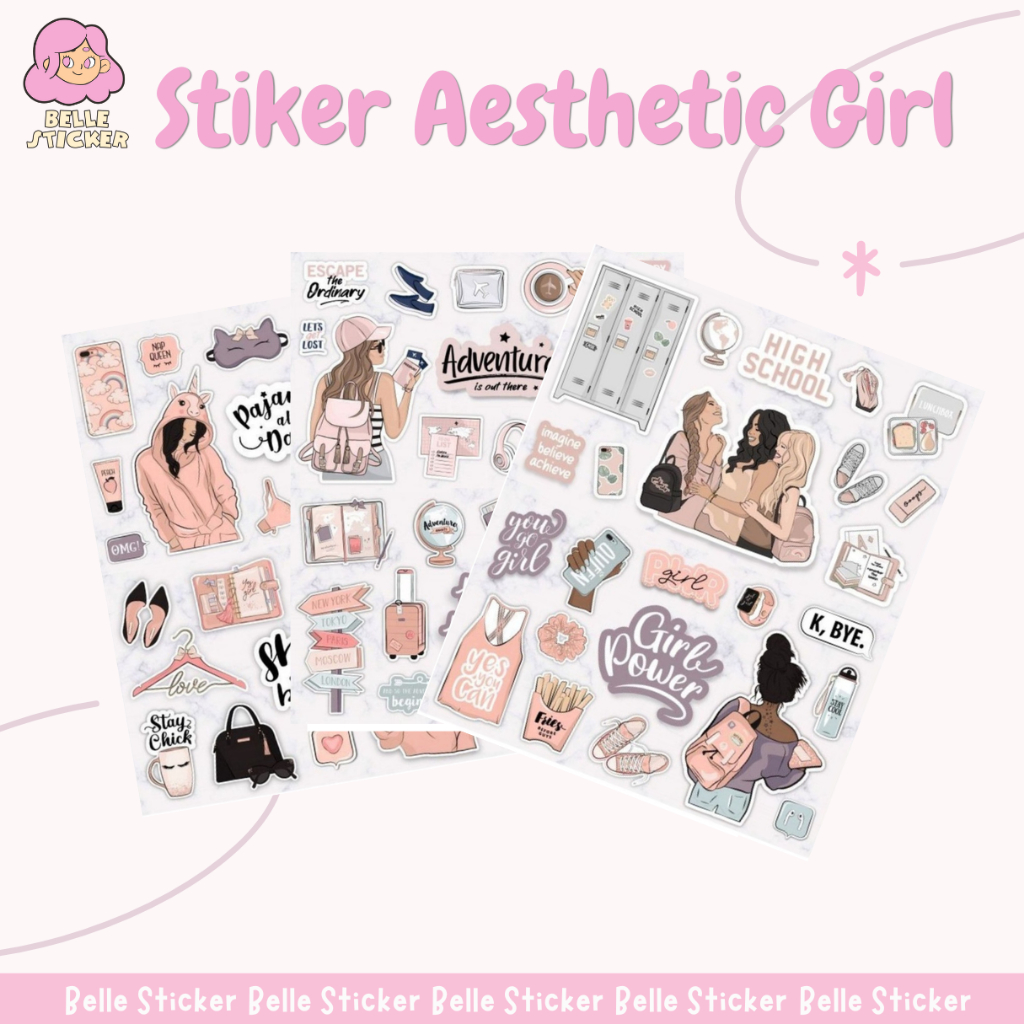 

Sticker Aesthetic Girl Sticker Laptop Sticker HP Mini Sticker Tumblr Sticker Lucu Sticker Diary COD