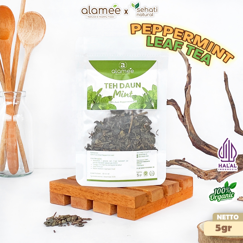 

ALAMEE Peppermint Tea Teh Daun Mint Organik Pappermint Papermint Kering Dried 5 gr
