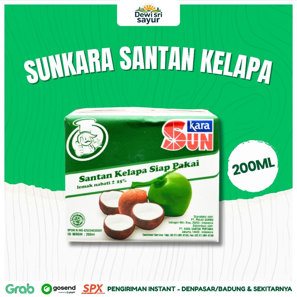 

Sun Kara Santan Kelapa 200ml – Dewi Sri Sayur