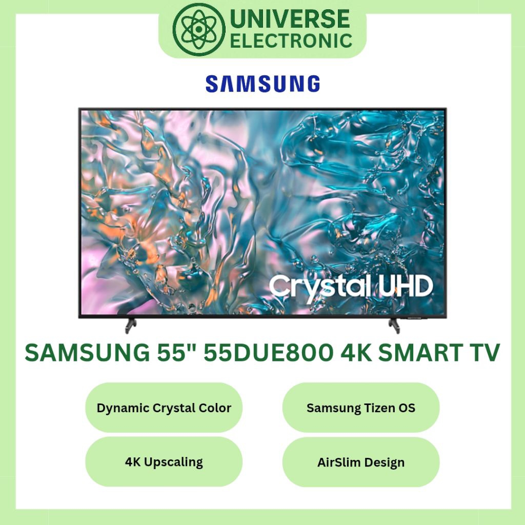 SAMSUNG 55DUE800 CRYSTAL UHD 4K SMART TV 55 Inch