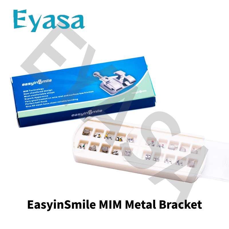 Easyinsmile Metal Bracket Orthodontic High Polishing/ Behel Gigi Metal USA 1 MDY