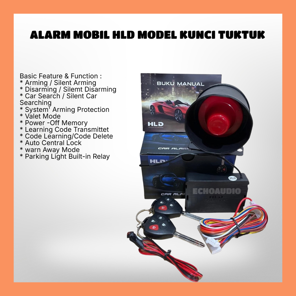 ALARM MOBIL HLD MODEL KUNCI TUKTUK INNOVA LAMA