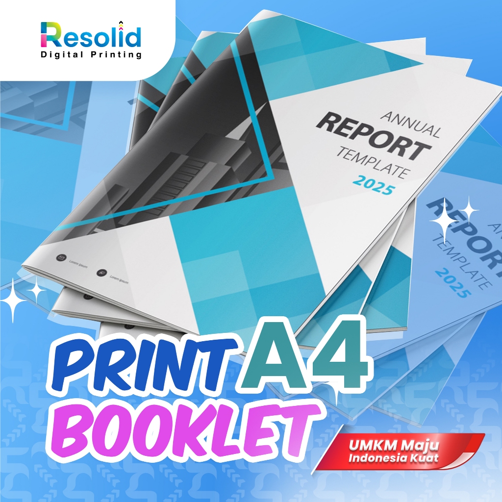 

CETAK CEPAT BUKU A4 COMPANY PROFILE, ANNUAL REPORT, SKRIPSI, TESIS, JURNAL, PROPOSAL, MAKALAH | CETAK DOKUMEN A4 WARNA 100 GSM ART PAPER 150GR | BOOKLET PANDUAN TERMURAH | PRINT A4 CUSTOM SAMEDAY INSTANT RESOLID