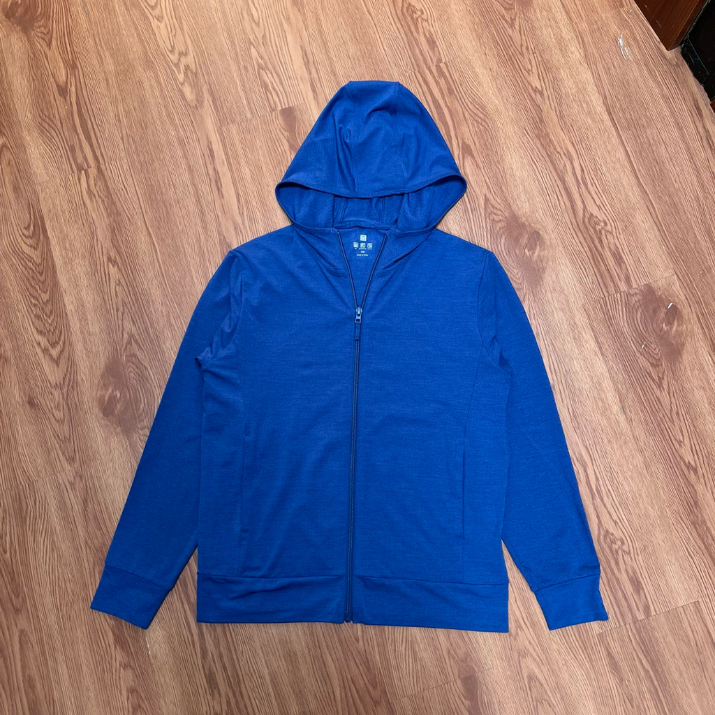 Jaket hoodie Uniqlo Running uniqlo AIRSM Anti UV
