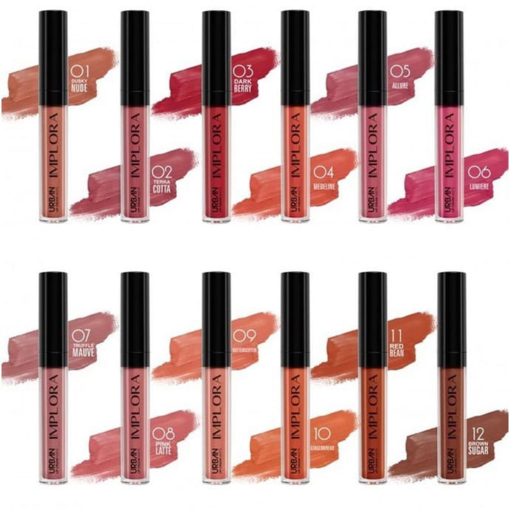 IMPLORA Urban Lip Cream Matte Original BPOM | IMPLORA Lipcream