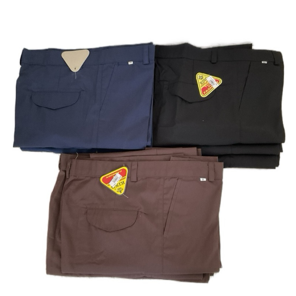 

Celana King SMP / SMA celana hitam king celana biru king celana pramuka king smp-sma