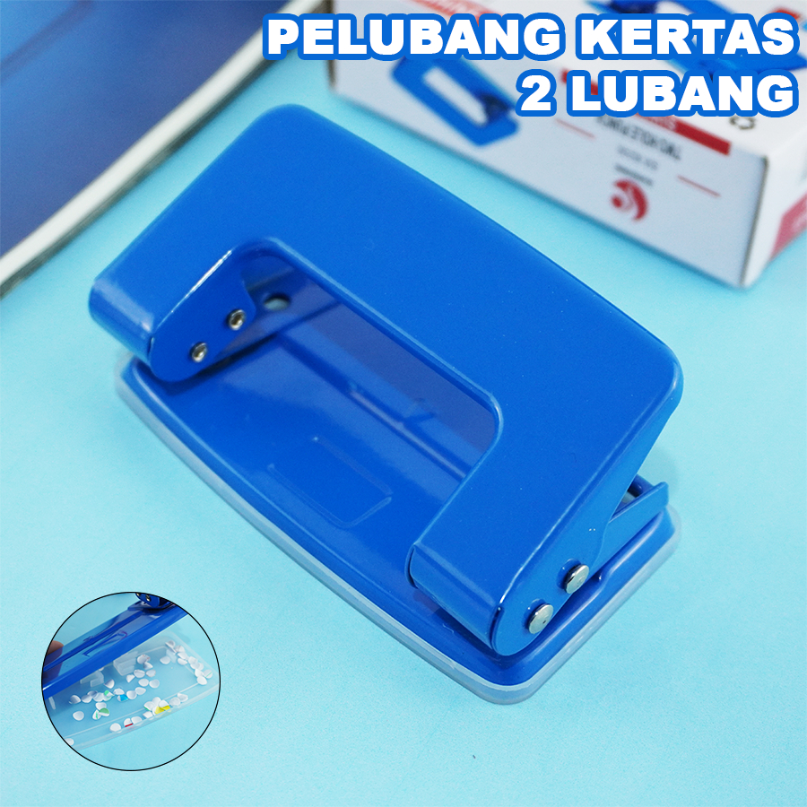 

Pelubang Kertas 2 Lubang Logam jarak 80mm Diameter 6mm Peralatan Kantor dan Sekolah GJ-070401