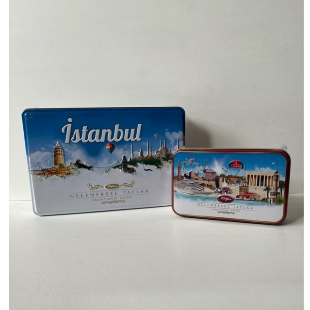 

ready Tuğba kuriyemis Turkish delight kaleng 290gram/540gram