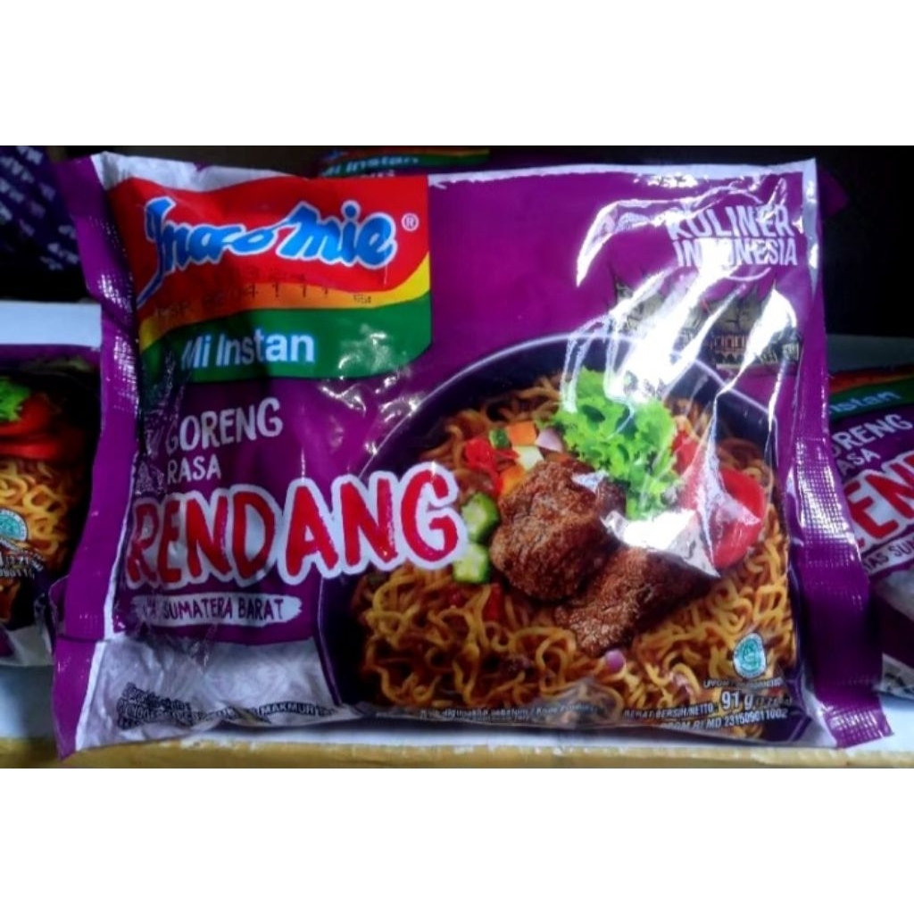 

indomie rendang paket hemat 5 bungkus