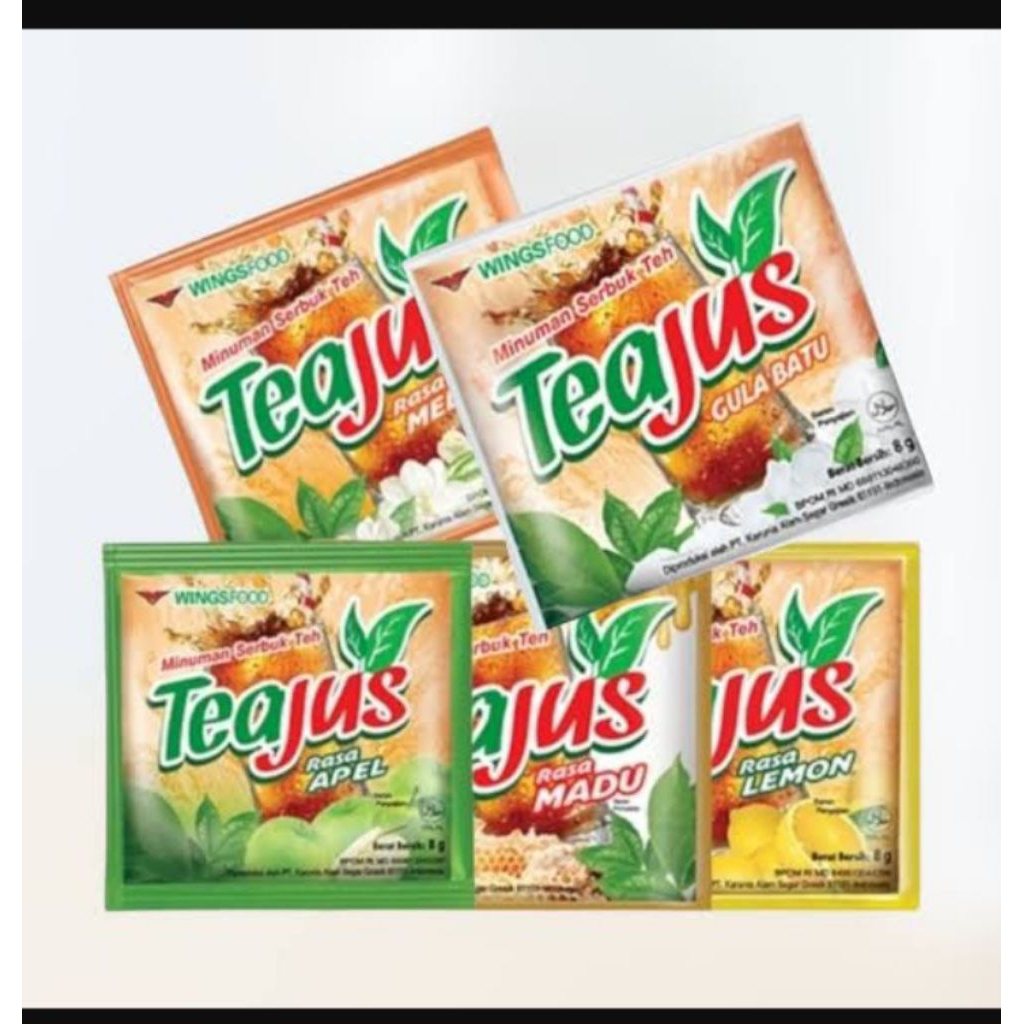 

TEA JUS JUAL PER PACK ISI 6 RENCENG(60PCS)