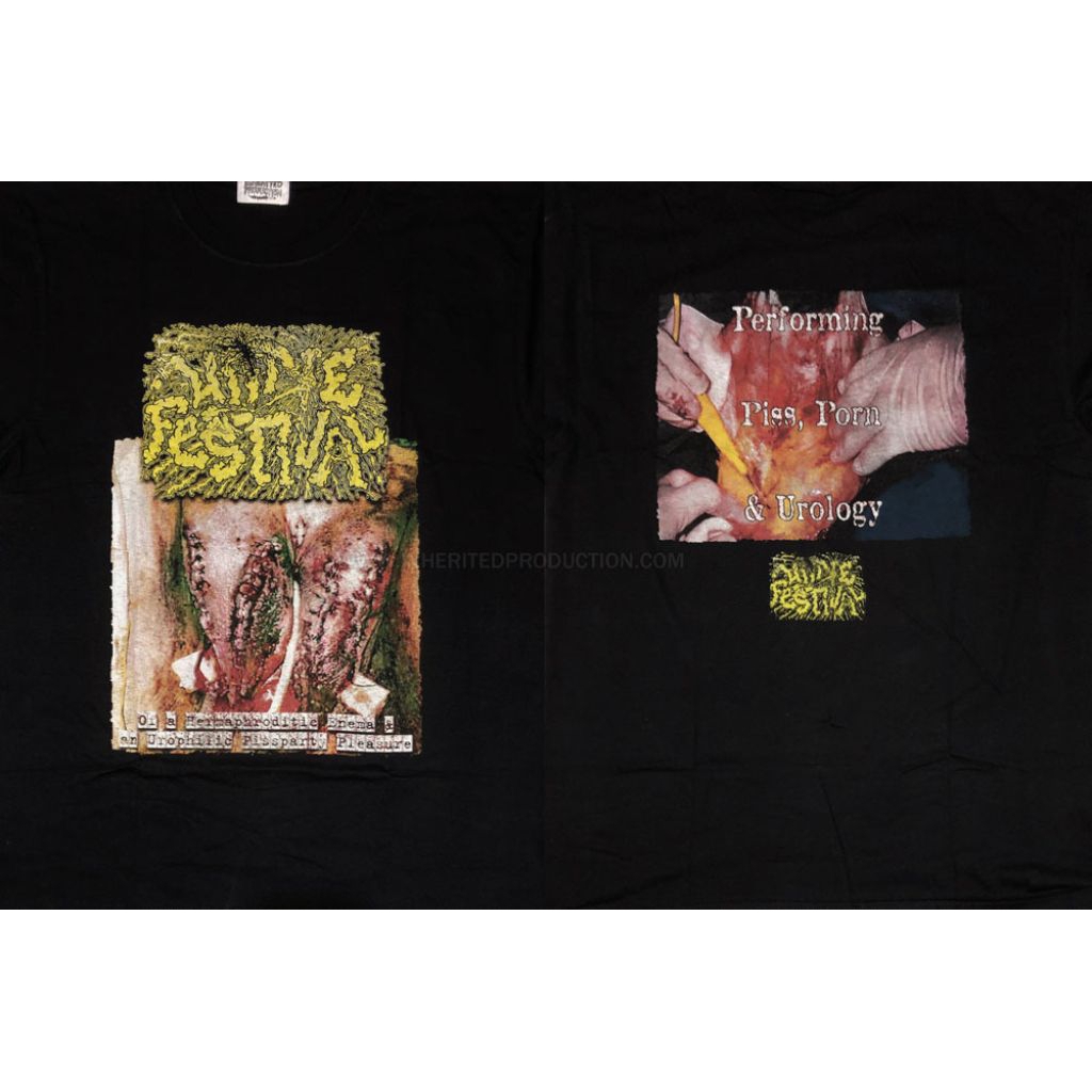 T-shirt - Urine Festival – Of A Hermaphroditic Enema & An Urophilic Pissparty Pleasure