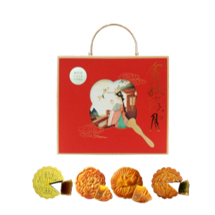 

MOONCAKE CASAHANA HYT 23. LOVE MOON JUBILEE RED 4X170GR