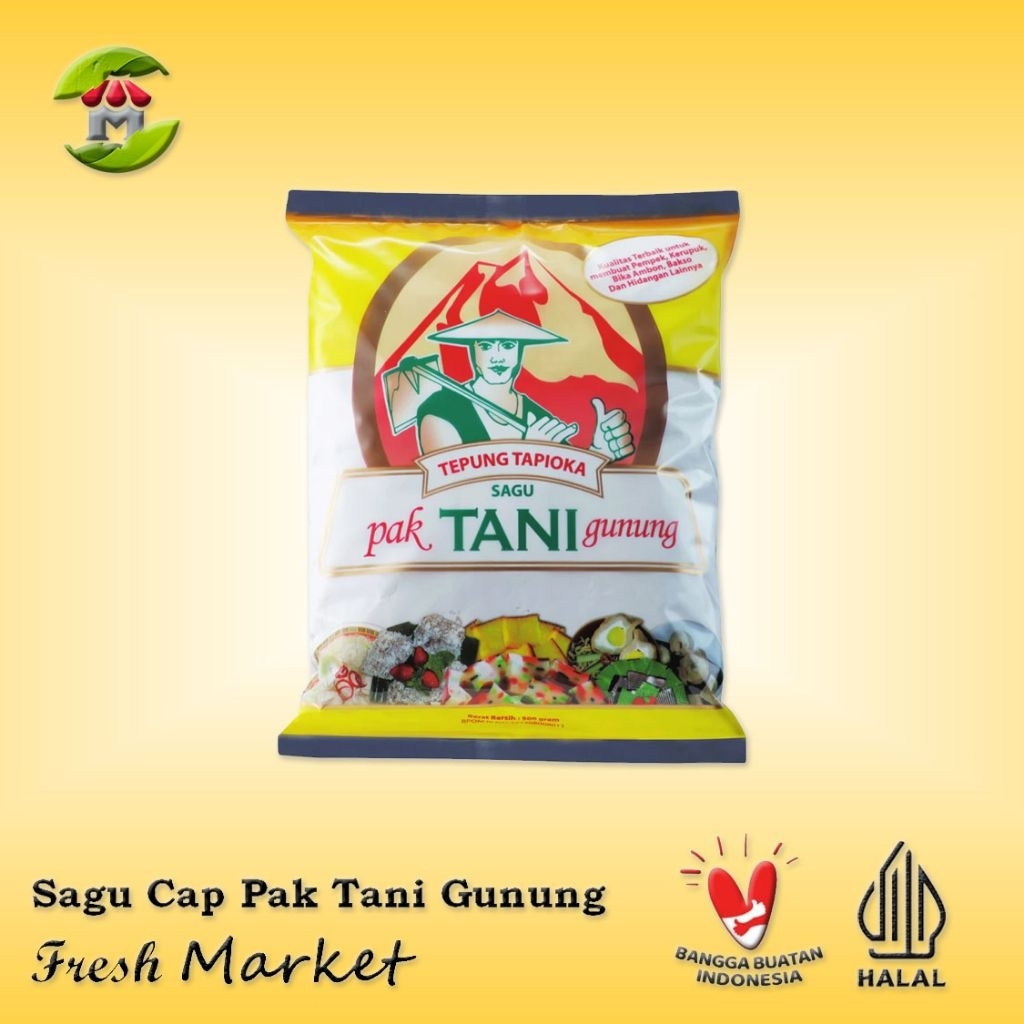 

[JAKBAR] Rose Brand Tepung Tapioka Cap Pak Tani Gunung 500gr