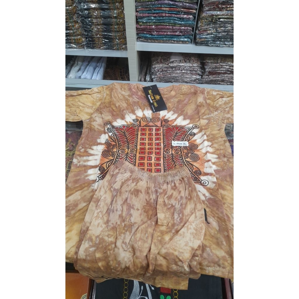 kaos anak anak motif aceh