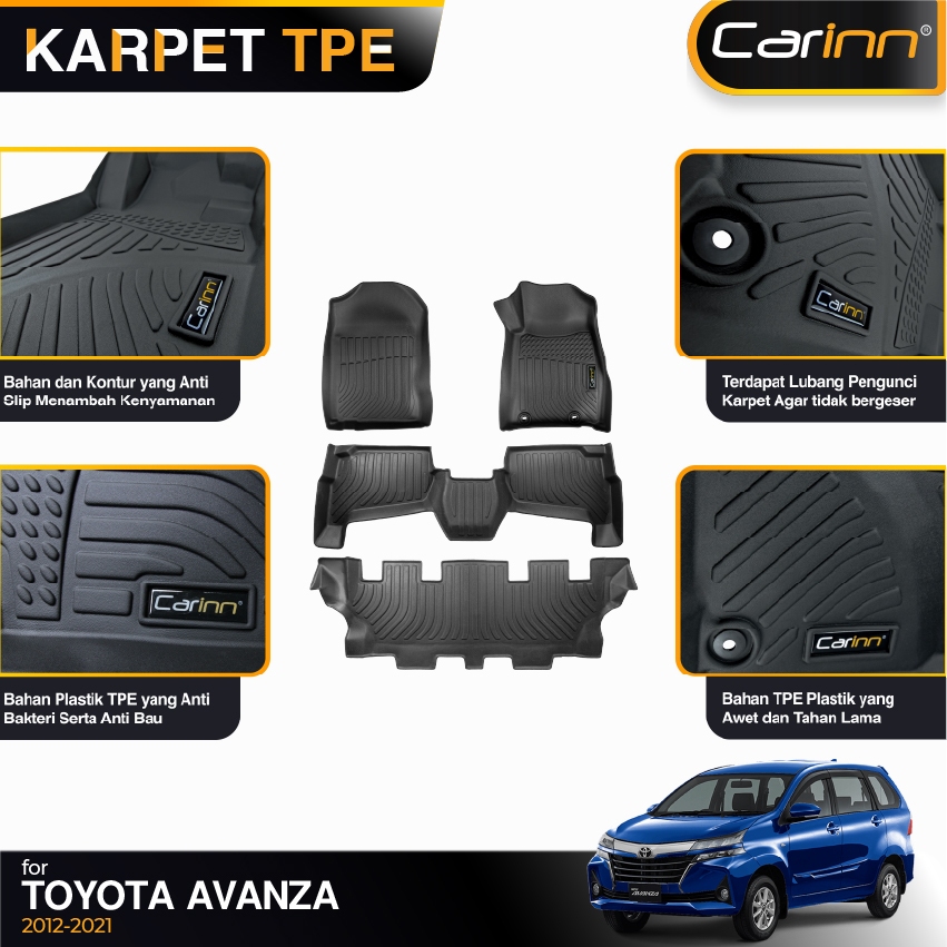 Carinn Karpet 3D Toyota Avanza/Xenia 2012-2021