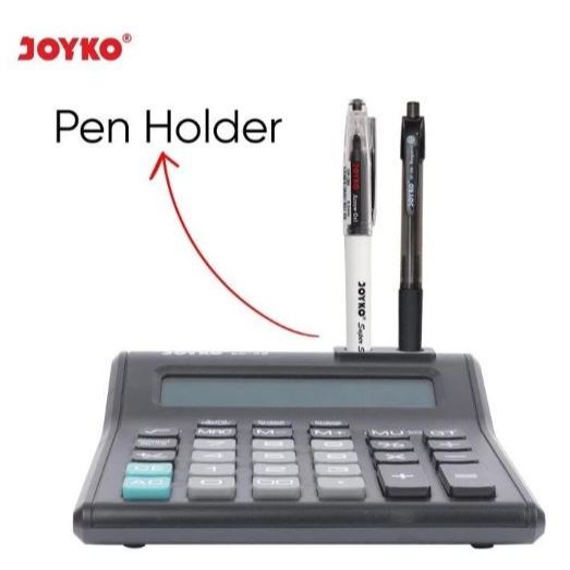 

(sda) Kalkulator 12 Digits CC49 Alat Hitung Cepat joyko CC-49 calculator 2 display layar lcd