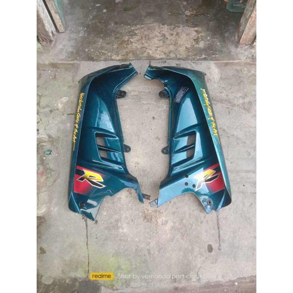 sayap Shogun kebo warna asli hijau botol