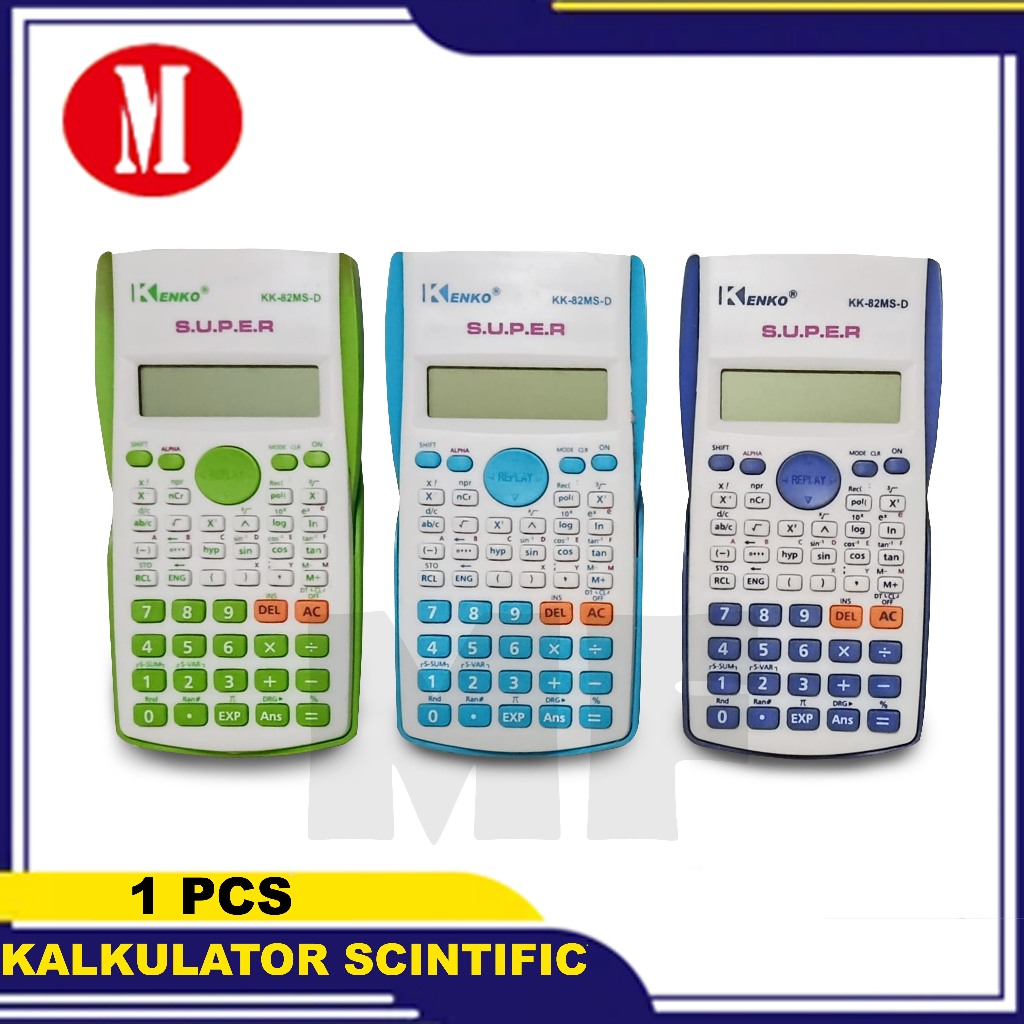 

Kalkulator Kenko KK-82MS-D Warna Kalkulator Ilmiah Scintific