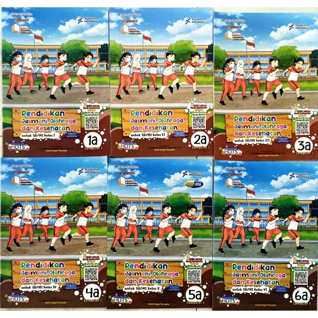 Lks Zamrud Pjok Kelas 1,2,3,4,5,6 Semester 1