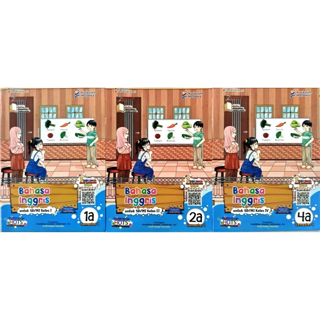 Lks Zamrud Bahasa Inggris kelas 1,2,4 Semester 1