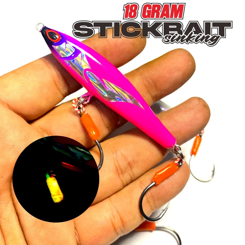 Umpan casting mini stickbait 8 cm 18 gram
