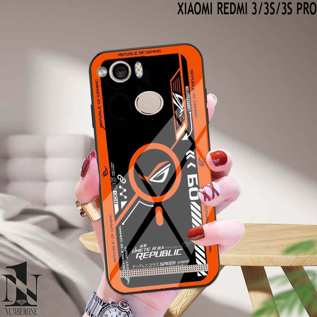 Case Xiaomi Redmi 3/3s/3s pro [rog games]  Aneka casing, case, kondom hp, custom case, case aestheti