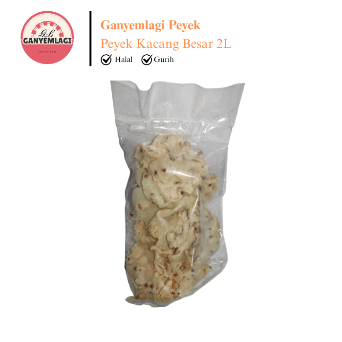 

Ganyemlagi Peyek Rempeyek Kacang Besar 2L