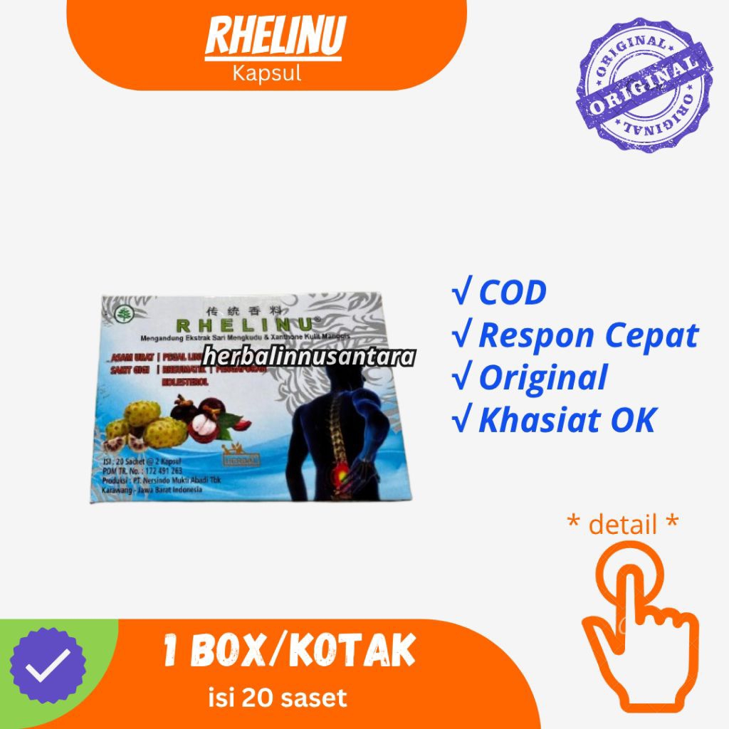 

KAPSUL RHELINU RHEMATIK PEGAL LINU ORIGINAL