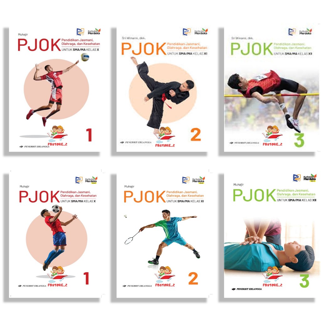 [Penerbit Erlangga] PJOK Kelas 10, 11, 12 Kurikulum merdeka